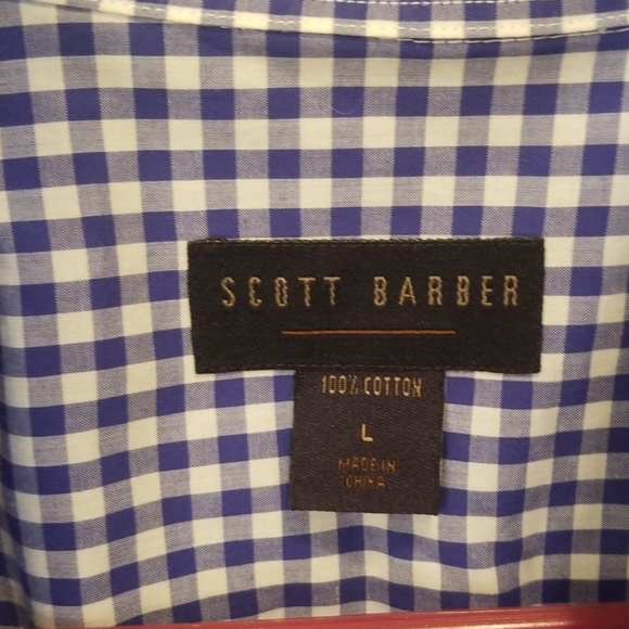 Scott Barber mens button down shirt - Picture 2 of 2